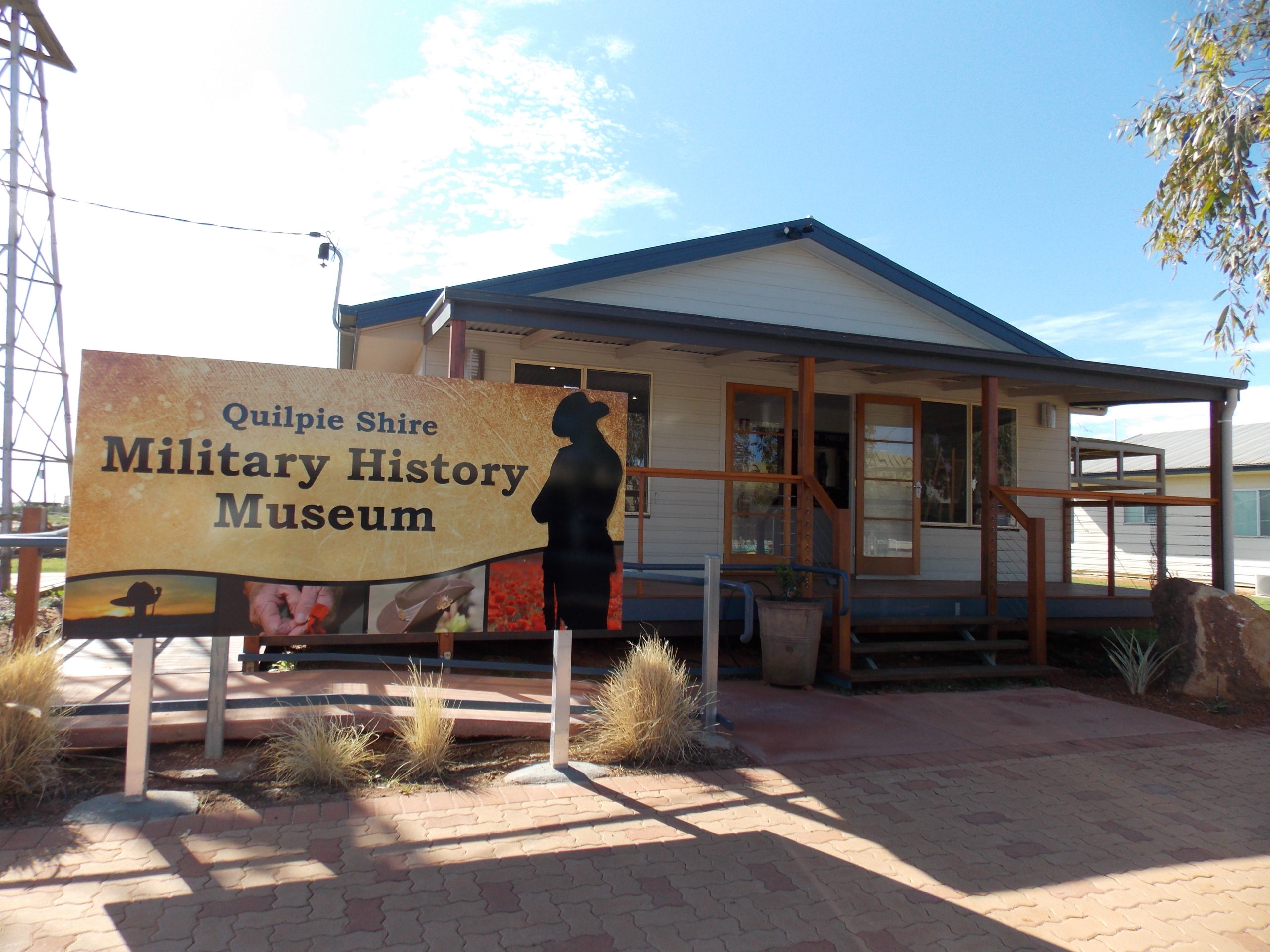 Front of Quilpie Shire Military History Museum