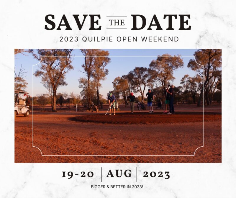 2023 Mascot Quilpie Golf Open